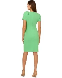 Adrianna Papell Pleated Bow Midi Dress | Dresses -Daily Wear Shop 51ByvhgxyRL. AC SR736920