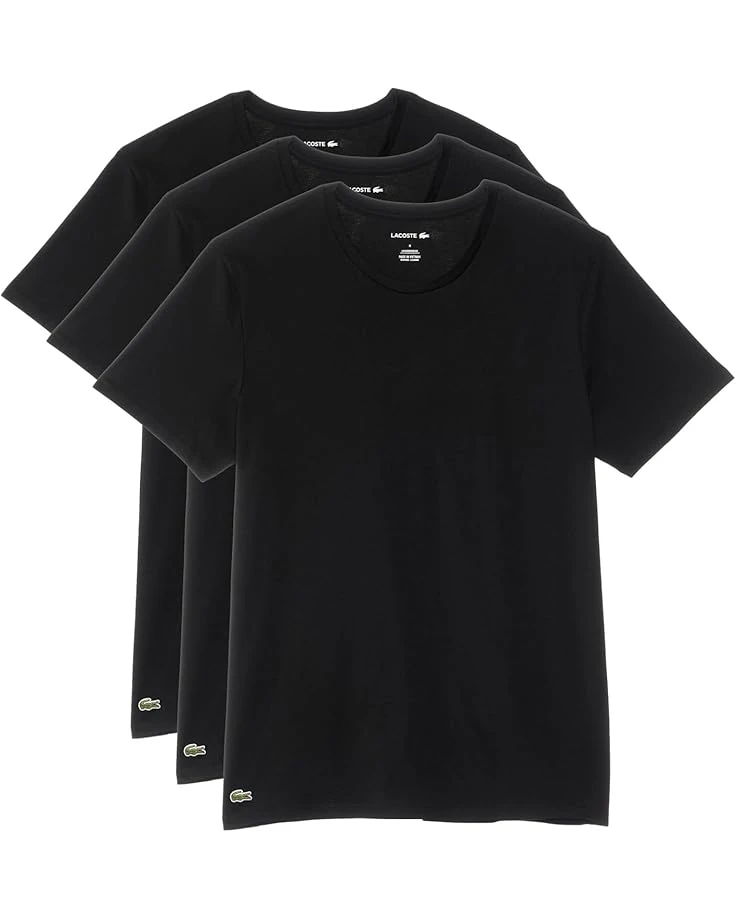 Lacoste 100% Cotton Regular Fit Crew-neck T-shirt 3-pack | Shirts & Tops 3 Lacoste 100% Cotton Regular Fit Crew-neck T-shirt 3-pack | Shirts & Tops