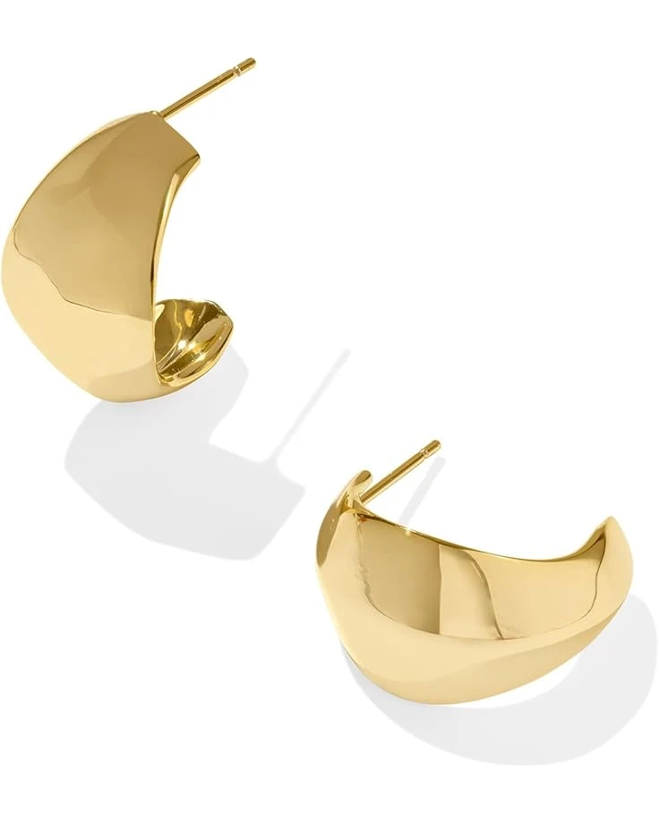 Kendra Scott Krista Metal Hoop Earrings 3 Kendra Scott Krista Metal Hoop Earrings