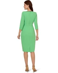 Adrianna Papell Tipped Crepe Tie Dress | Dresses -Daily Wear Shop 51bpltwAK L. AC SR736920