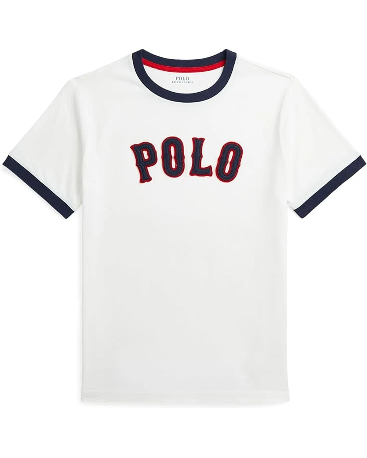 Polo Ralph Lauren Kids Baseball-Logo Cotton Jersey Tee (Big Kid) | Shirts & Tops 5 Polo Ralph Lauren Kids Baseball-Logo Cotton Jersey Tee (Big Kid) | Shirts & Tops - Image 3