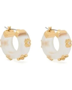 Kate Spade New York Heritage Bloom Small Hoops | Earrings