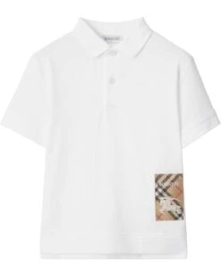 Burberry Kids Johane EKD Label Polo Shirt (Toddler/Little Kid/Big Kid) | Shirts & Tops -Daily Wear Shop 51tEXrkSH4L. AC SR736920