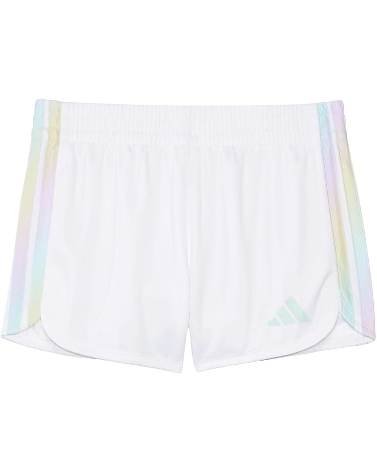 adidas Kids Gradient 3-stipe Pacer Mesh Shorts (Big Kid) 4 adidas Kids Gradient 3-stipe Pacer Mesh Shorts (Big Kid) - Image 2