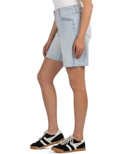 KUT from the Kloth Hailey High-Rise Bermuda-Basic Raw Hem | Shorts -Daily Wear Shop 61 8GQlJNL. AC SR736920