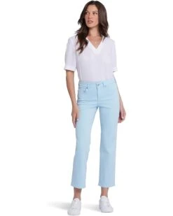 NYDJ Marilyn Straight Ankle Jeans in Aquatic