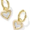 Kendra Scott Ari Heart Enamel Frame Huggie Earrings -Daily Wear Shop 61 Mot67A7L. AC SR736920