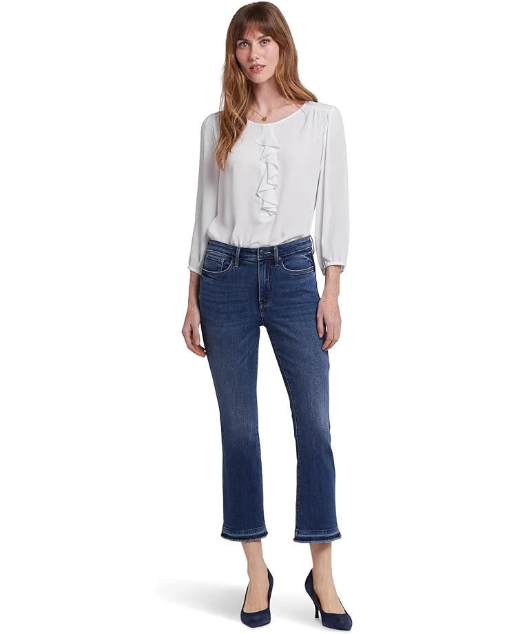 NYDJ Billie Mini Bootcut Ankle Released Hems Jeans in Rioja Springs 3 NYDJ Billie Mini Bootcut Ankle Released Hems Jeans in Rioja Springs