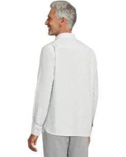 Johnston & Murphy Stripe Slub Linen Shirt | Shirts & Tops -Daily Wear Shop 610WvuywaSL. AC SR736920