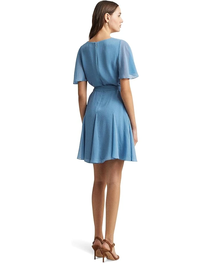 Lauren Ralph Lauren Crinkle Georgette Surplice Dress | Dresses 4 Lauren Ralph Lauren Crinkle Georgette Surplice Dress | Dresses - Image 2