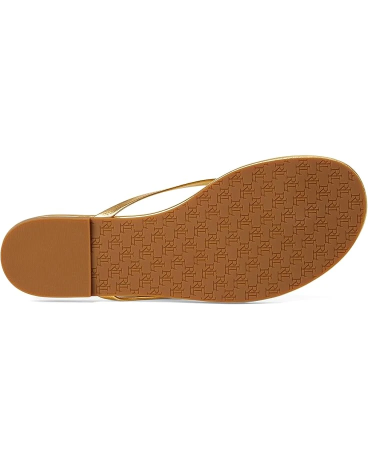 Lauren Ralph Lauren Raquel Metallic Leather Flip-flops | Sandals 5 Lauren Ralph Lauren Raquel Metallic Leather Flip-flops | Sandals - Image 3