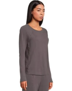 Mod-o-doc Long Sleeve Slim Crew Neck Tee | Shirts & Tops -Daily Wear Shop 614qeimiKL. AC SR736920