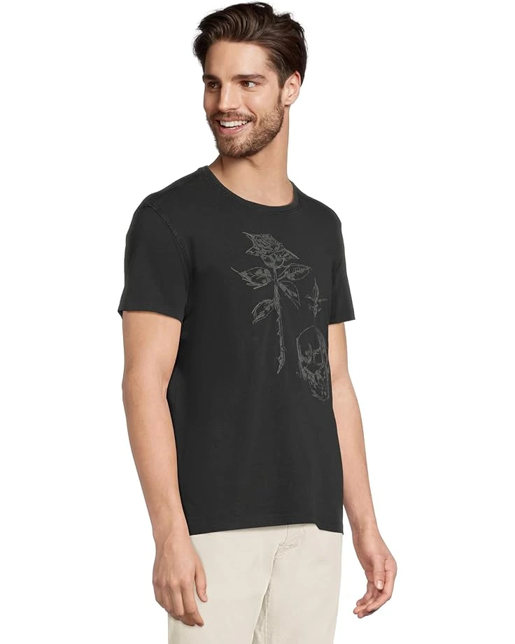 John Varvatos Rose + Skull Tee KG6913S25 | Shirts & Tops 4 John Varvatos Rose + Skull Tee KG6913S25 | Shirts & Tops - Image 2