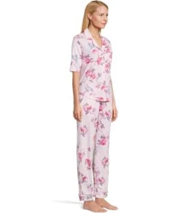 Karen Neuburger Elbow Sleeve Notch Collar Girlfriend PJ Set | Sleepwear 7 Karen Neuburger Elbow Sleeve Notch Collar Girlfriend PJ Set | Sleepwear -Daily Wear Shop 615oWkBsRfL. AC SR736920