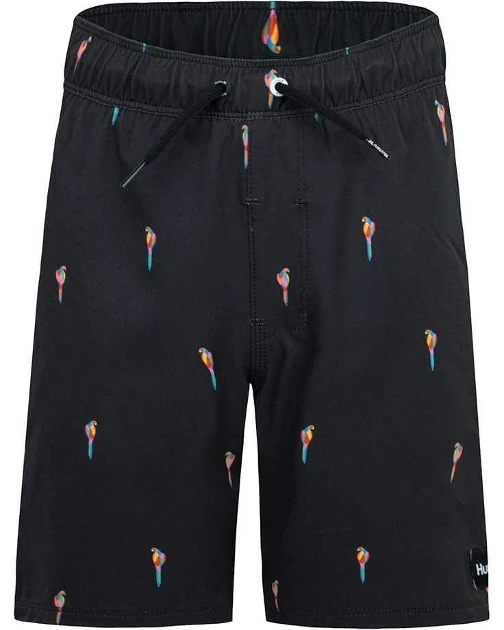 Hurley Kids Ditsy Birds Pull On Swim Trunk (Big Kid) | Swimwear 3 Hurley Kids Ditsy Birds Pull On Swim Trunk (Big Kid) | Swimwear