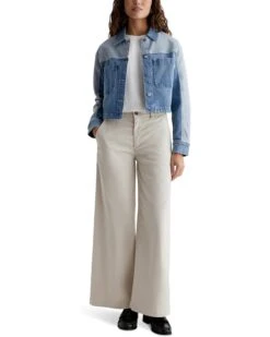 AG Jeans Caden Mid-Rise Wide Leg Pants in Pumice | Jeans -Daily Wear Shop 617VPdP3xpL. AC SR736920