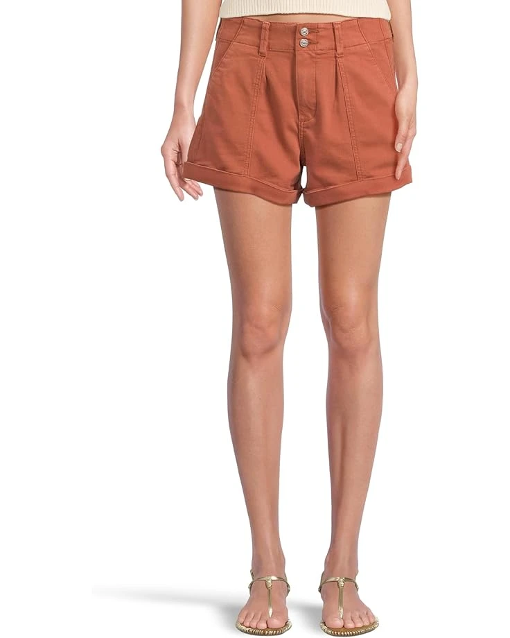 Paige Brooklyn Shorts With Cuff in Vintage Clay Sunset 3 Paige Brooklyn Shorts With Cuff in Vintage Clay Sunset