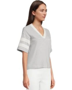 Faherty Sunwashed Slub Varsity Tee | Shirts & Tops -Daily Wear Shop 618Su4zENL. AC SR736920