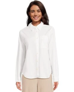 L.L.Bean Essential Cotton Poplin Shirt Long-Sleeve | Shirts & Tops -Daily Wear Shop 61921b7i7RL. AC SR736920
