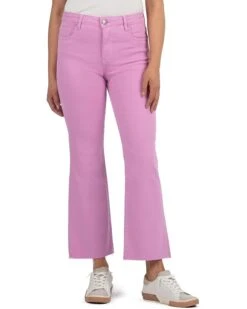 KUT from the Kloth Kelsey High-Rise Fab AB Ankle Flare With Raw Hem | Jeans -Daily Wear Shop 619tXDPjlFL. AC SR736920