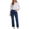 NYDJ Petite Marilyn Straight Ankle Jeans in Ibiza Blues 2 NYDJ Petite Marilyn Straight Ankle Jeans in Ibiza Blues -Daily Wear Shop 61A9hEn3ZmL. AC SR736920 1