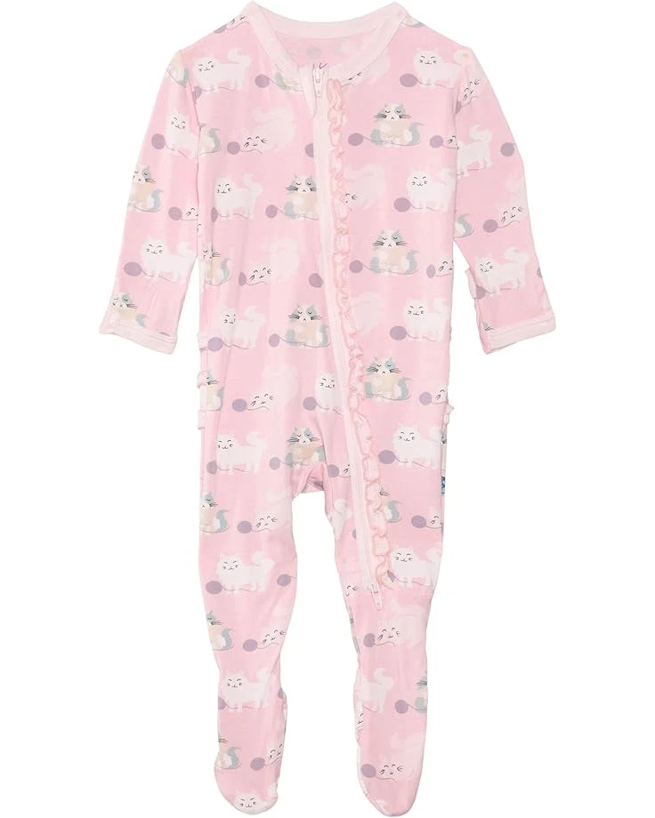 Kickee Pants Kids Print Muffin Ruffle Footie with 2 Way Zipper (Infant) | Sleepwear 3 Kickee Pants Kids Print Muffin Ruffle Footie with 2 Way Zipper (Infant) | Sleepwear