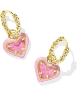 Kendra Scott Ari Heart Enamel Frame Huggie Earrings -Daily Wear Shop 61AZdbUo6vL. AC SR736920