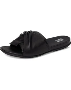 FitFlop Gracie Soft-Twist Leather Slides | Sandals -Daily Wear Shop 61BPrnk8AGL. AC SR736920