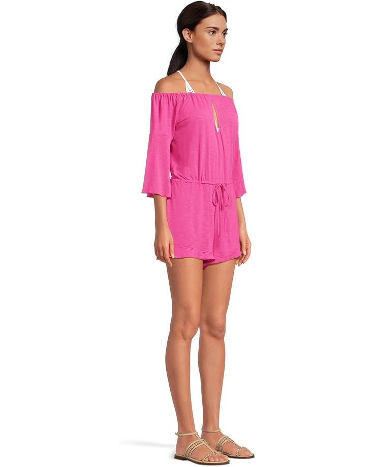 BECCA Breezy Basics Off The Shoulder Romper Cover-Up | Swimwear 4 BECCA Breezy Basics Off The Shoulder Romper Cover-Up | Swimwear - Image 2