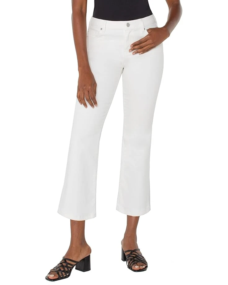 Liverpool Los Angeles Hannah Crop Flare Jean 25.5in Inseam in White | Jeans 3 Liverpool Los Angeles Hannah Crop Flare Jean 25.5in Inseam in White | Jeans