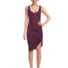 BECCA Breezy Basics V Neck Sleeveless Dress Cover-Up | Swimwear