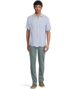 Faherty Short Sleeve Palma Linen Shirt | Shirts & Tops -Daily Wear Shop 61F2RR9g7tL. AC SR736920