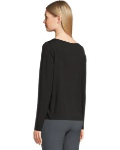 Eileen Fisher Bateau Neck Long Sleeve Top | Shirts & Tops -Daily Wear Shop 61HU4MHFBGL. AC SR736920