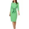 Adrianna Papell Tipped Crepe Tie Dress | Dresses -Daily Wear Shop 61Jznj BHvL. AC SR736920