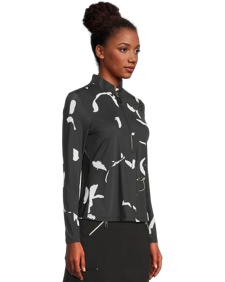 Jamie Sadock Sunsense Andalouse Print Long Sleeve 1/4 Zip Sun Protection Top | Shirts & Tops 4 Jamie Sadock Sunsense Andalouse Print Long Sleeve 1/4 Zip Sun Protection Top | Shirts & Tops - Image 2