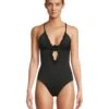 BECCA Colette Clare Crochet Flower Plunge One Piece | Swimwear -Daily Wear Shop 61NI8q3o1KL. AC SR736920