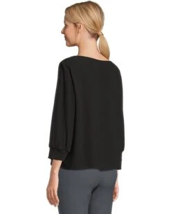 Eileen Fisher Bateau Neck 3/4 Sleeve Top | Shirts & Tops -Daily Wear Shop 61NLSbhuLoL. AC SR736920