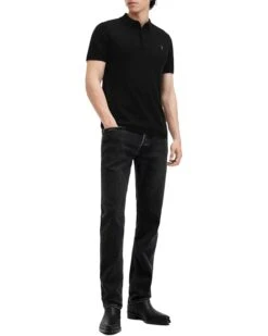 AllSaints Mode Merino Short Sleeve Polo | Shirts & Tops -Daily Wear Shop 61Nhl2y7oWL. AC SR736920