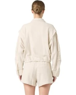 Blank NYC Oyster Bar Linen Utility Jacket | Coats & Outerwear -Daily Wear Shop 61OM3U6winL. AC SR736920