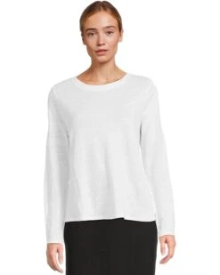 Eileen Fisher Crew Neck Long Sleeve Tee | Shirts & Tops 13 Eileen Fisher Crew Neck Long Sleeve Tee | Shirts & Tops -Daily Wear Shop 61QHt8le2iL. AC SR736920