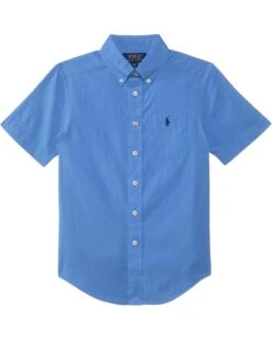 Polo Ralph Lauren Kids Cotton Seersucker Short-Sleeve Shirt (Toddler/Little Kid) | Shirts & Tops -Daily Wear Shop 61QkAdRnXpL. AC SR736920