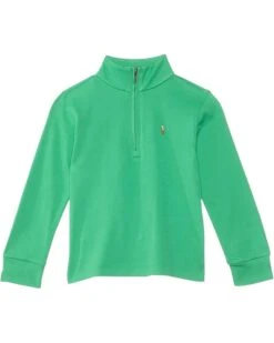 Polo Ralph Lauren Kids Cotton Interlock Quarter-Zip Pullover (Toddler/Little Kid) | Hoodies & Sweatshirts -Daily Wear Shop 61Qz7ksx57L. AC SR736920