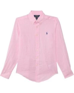 Polo Ralph Lauren Kids Linen Shirt (Big Kid) | Shirts & Tops