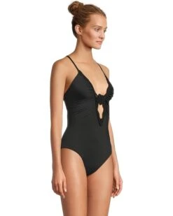BECCA Colette Clare Crochet Flower Plunge One Piece | Swimwear -Daily Wear Shop 61RdXfO8NjL. AC SR736920