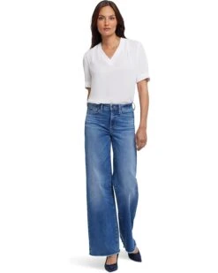 NYDJ Teresa Wide Leg Jeans in Picasso Lake