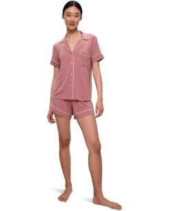 Eberjey Gisele Relaxed Short PJ Set | Sleepwear -Daily Wear Shop 61T1ChFuyAL. AC SR736920