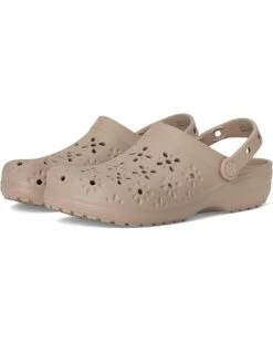 Crocs Classic Clogs with Floral Cut Out Design -Daily Wear Shop 61V0Volj JL. AC SR736920