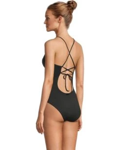 BECCA Colette Clare Crochet Flower Plunge One Piece | Swimwear -Daily Wear Shop 61XH9nS6ibL. AC SR736920