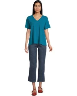 Eileen Fisher V-Neck Short Sleeve Tee | Shirts & Tops 11 Eileen Fisher V-Neck Short Sleeve Tee | Shirts & Tops -Daily Wear Shop 61YM4zz6oUL. AC SR736920