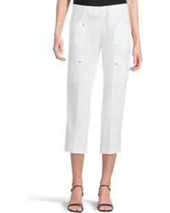 Elliott Lauren Pull On Crop Cargo Pocket Pants With Slanted Pockets Rivets Detail -Daily Wear Shop 61YdovrFGsL. AC SR736920